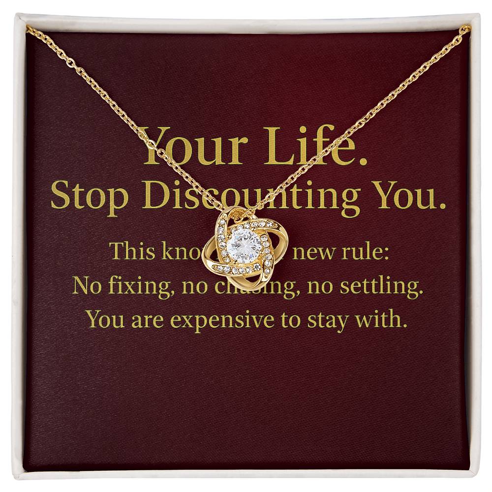 The Self-Worth Knot Necklace