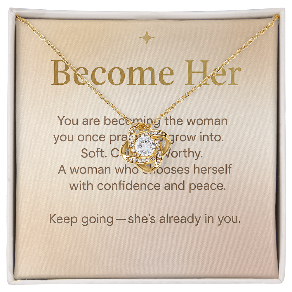 Become Her – Love Knot Necklace