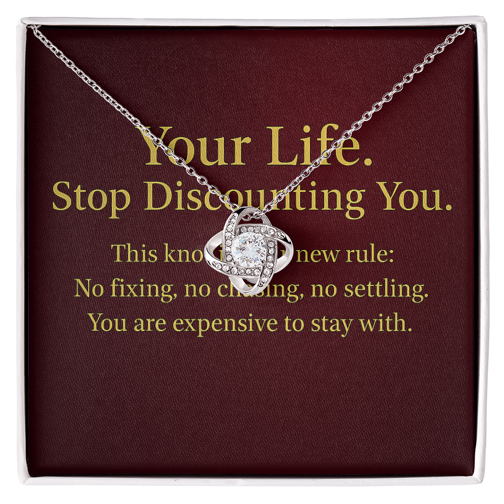 The Self-Worth Knot Necklace