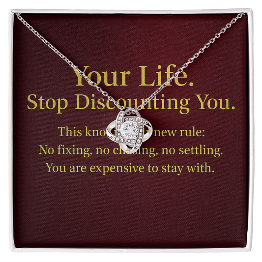 The Self-Worth Knot Necklace
