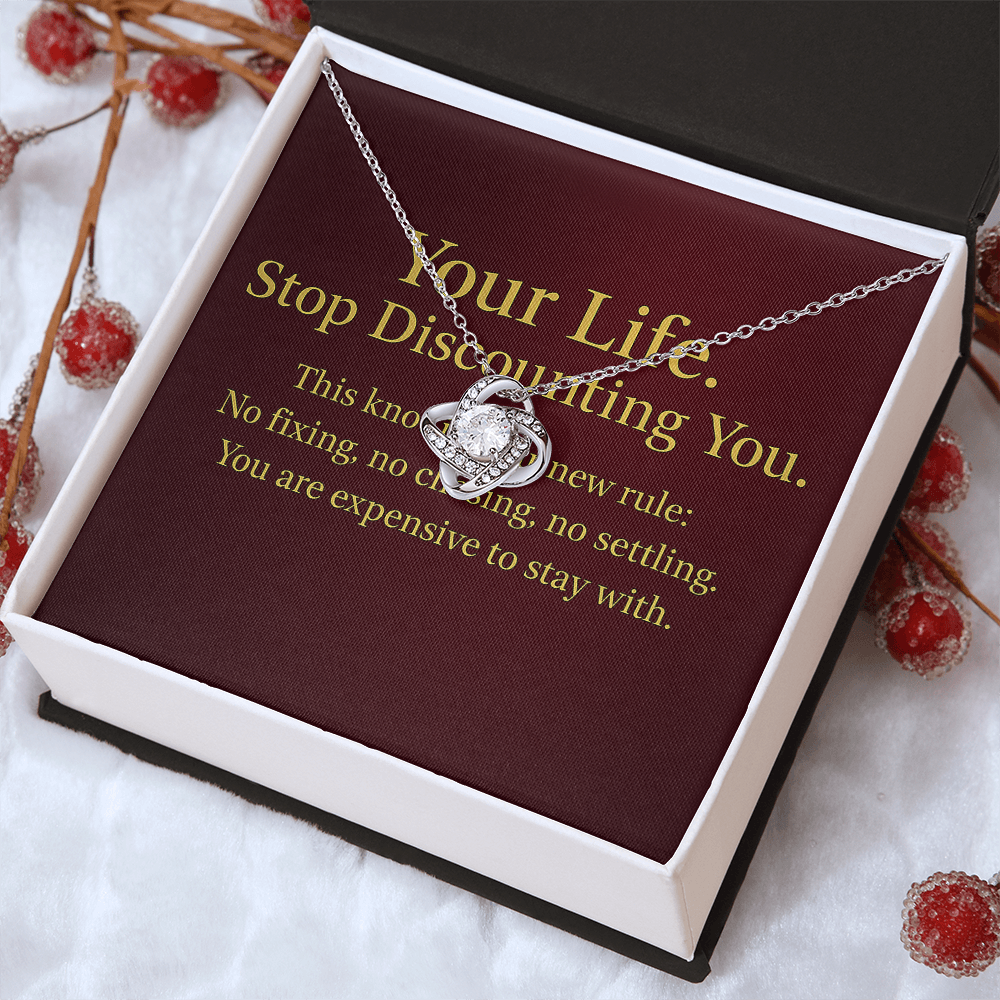 The Self-Worth Knot Necklace