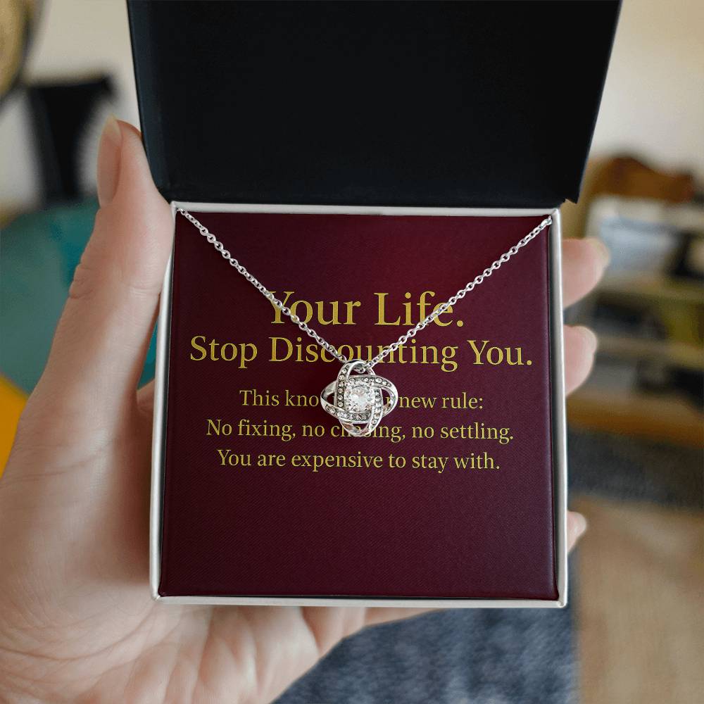 The Self-Worth Knot Necklace