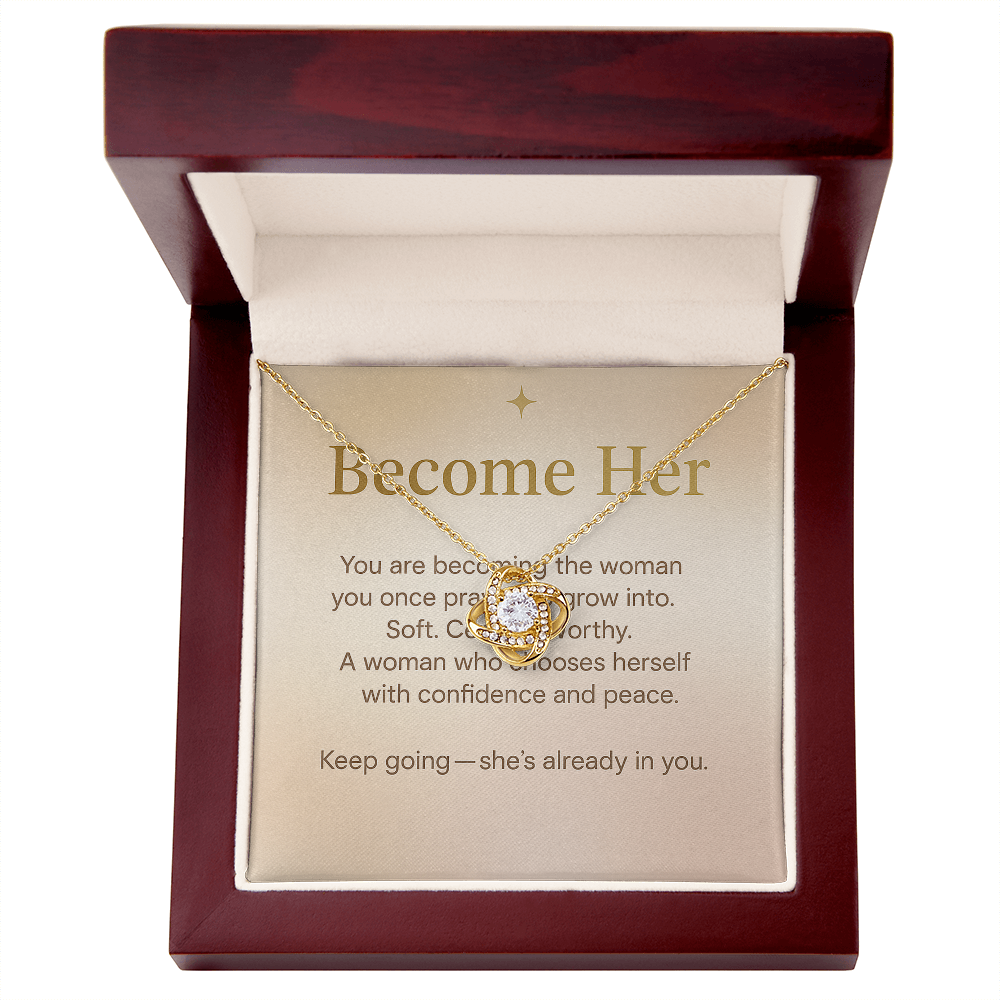 Become Her – Love Knot Necklace