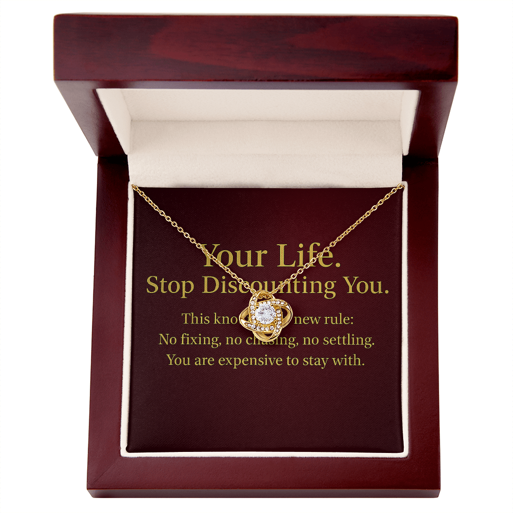 The Self-Worth Knot Necklace