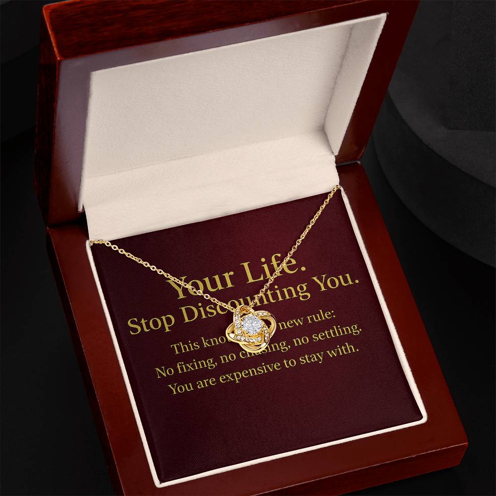 The Self-Worth Knot Necklace