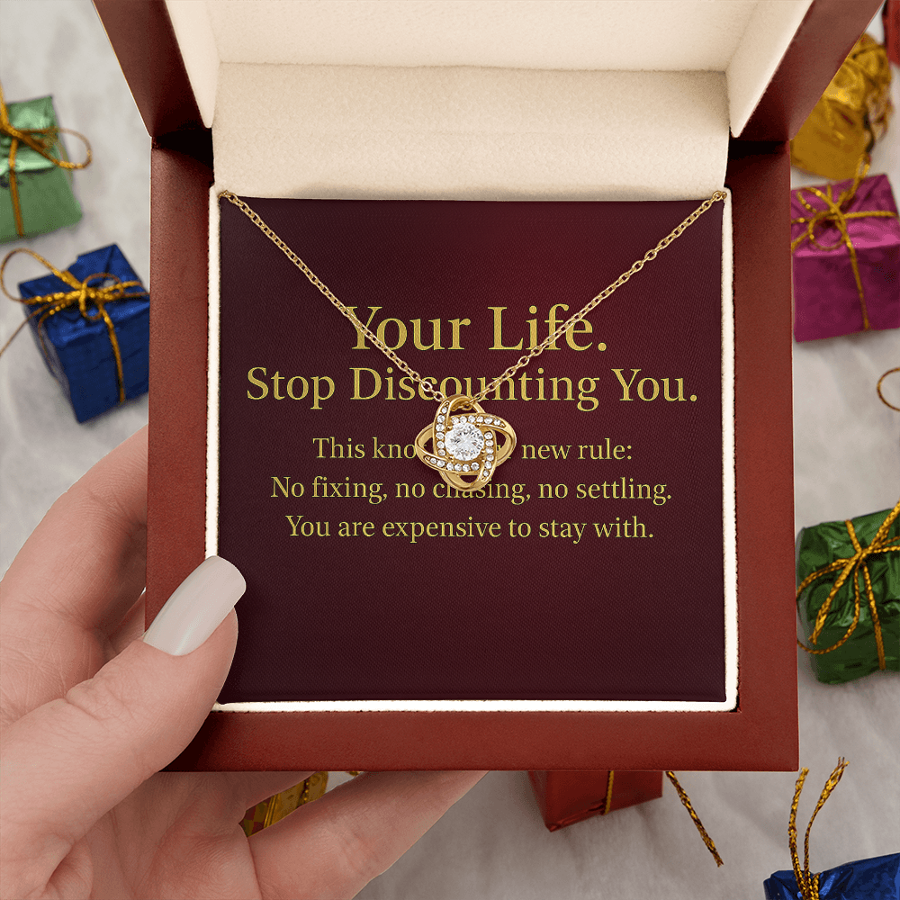 The Self-Worth Knot Necklace