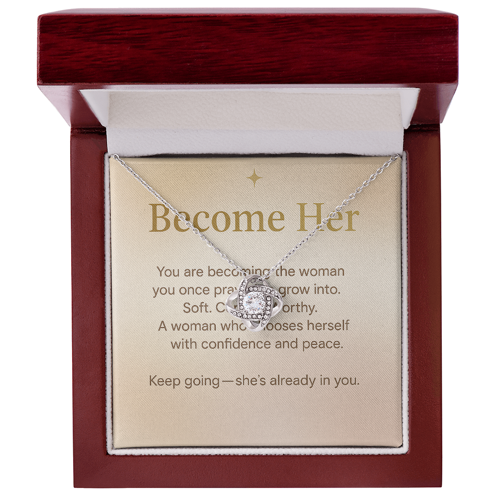 Become Her – Love Knot Necklace