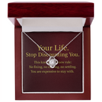 The Self-Worth Knot Necklace