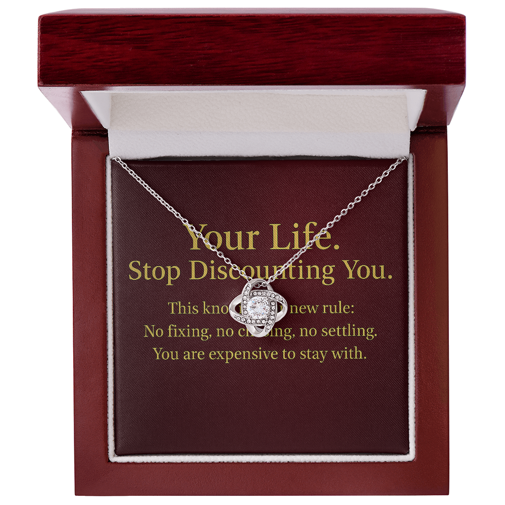 The Self-Worth Knot Necklace