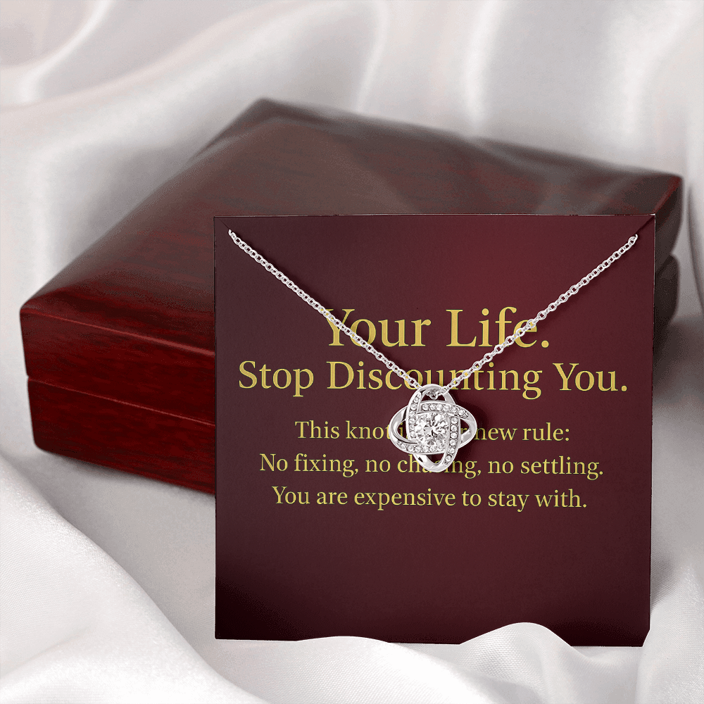 The Self-Worth Knot Necklace